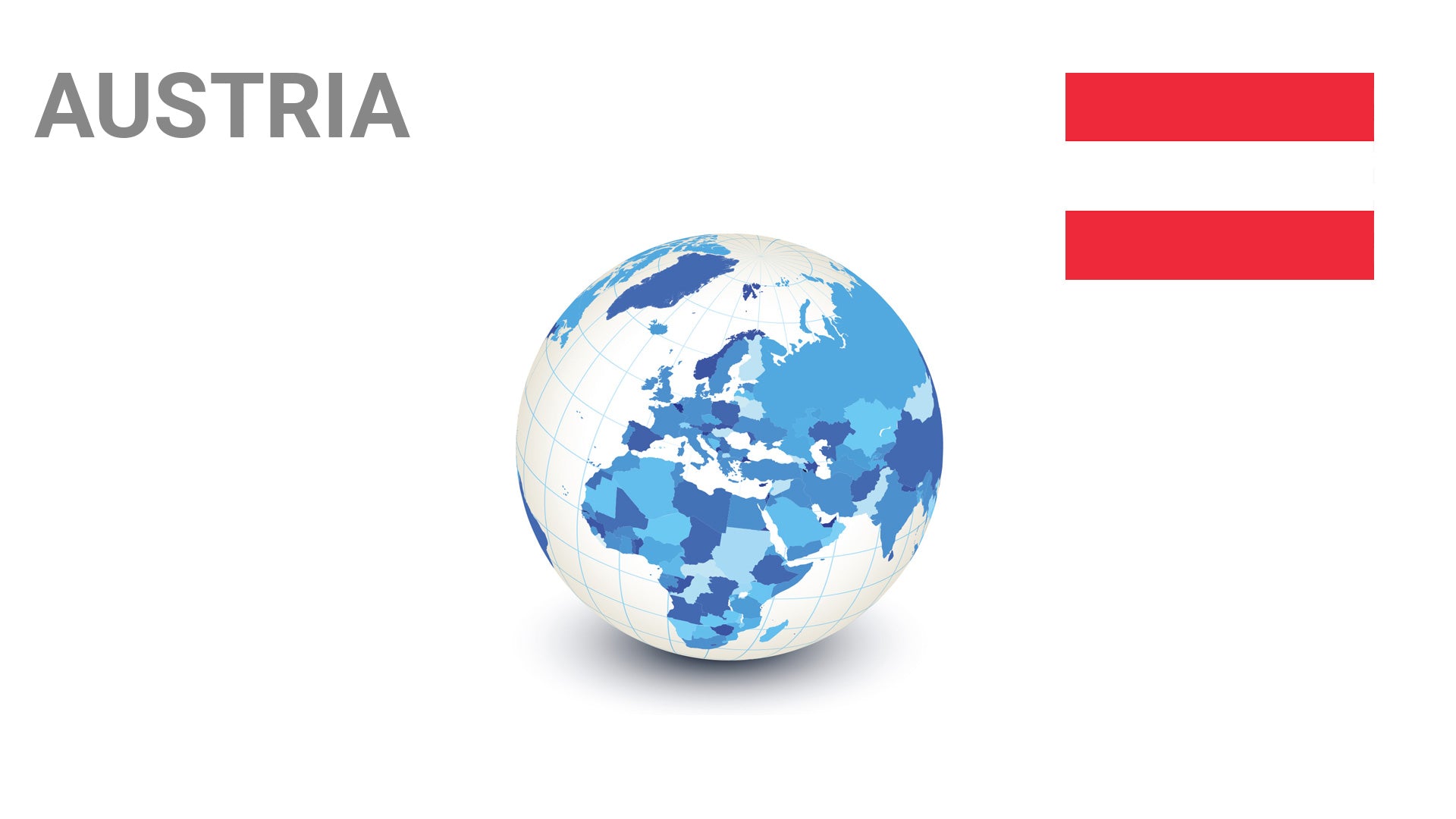 A digital mapping data image showcasing geographic and technical information related to Austria, used for data analysis, decision-making, and planning in various industries.