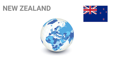 A detailed digital map of New Zealand showing topography, regions, and landmarks.